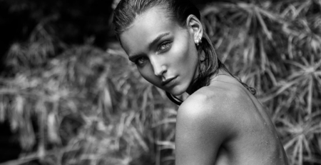 Rachel Cook black and white organic beauty Lefair Magazine 2016