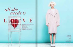 All She Needs is Love April Love Geary model Flower Power Lefair Magazine premier issue 2016